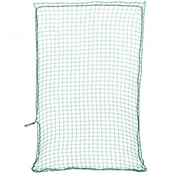 Red de remolque con cuerda elástica PP verde 2,2x1,5 m
