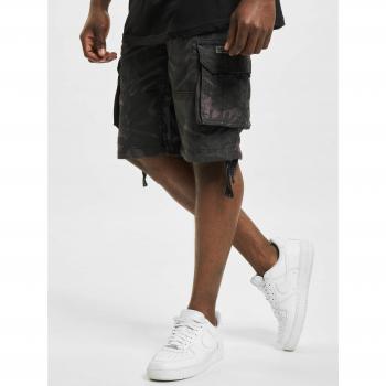 Cargobermudas Alpha Industries Jet Camo para Hombre, Color Negro Camo, Talla 34, 100% Algodón
