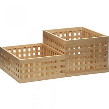 Panera de Madera APS, Conservación de Pan, 34x26x12.5 cm, Color Marrón