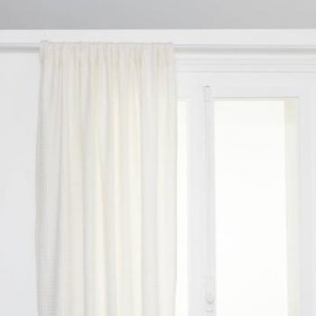 Cortina Widdy 130x260 cm Blanca Marfil Atmosphera Créateur D'Intérieur