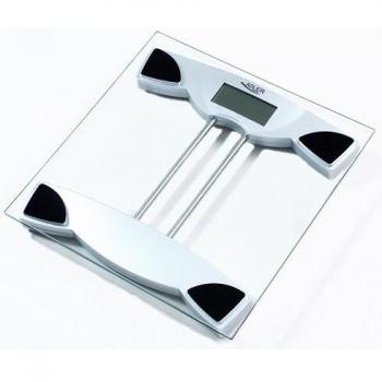 Báscula de Baño Digital Adler AD-8124, Capacidad 150 Kg, Plataforma de Vidrio Templado, Alta Precisión con Sensor, Función de Apagado Automático