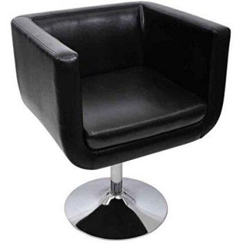 Moderna silla ajustable del color negro cromo