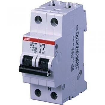 ABB S201-C10NA 1P+N Miniature Circuit Breaker 10A 6kA DIN Rail Mount