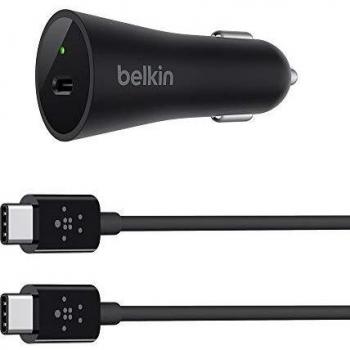 Belkin - Cargador para Coche USB-C de 27 W / 3 A con Cable de USB-C a USB-C de 1,2 m