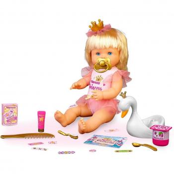 Muñeco Nenuco Princess 35 cm con Aroma a Fresa y 11 Funciones
