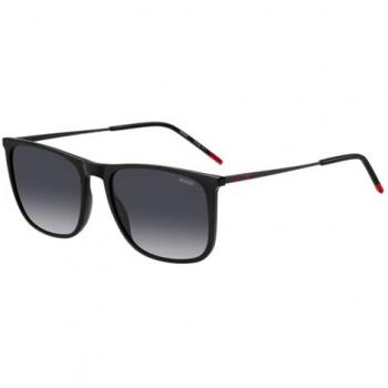 Hugo Boss Black/Grey Shaded Square Sunglasses for Men, Size 57 MM