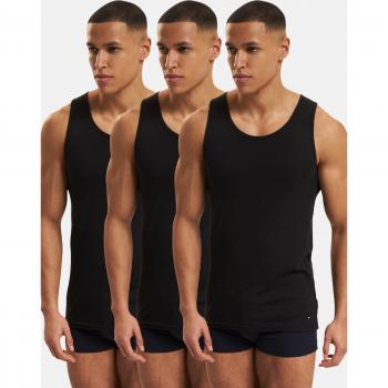 Camisetas Sin Mangas Tommy Hilfiger 3 Unidades Slim Fit Color Negro XL