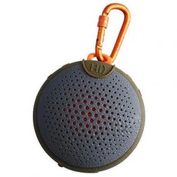 Boompods Aquablaster - Altavoz inalámbrico Bluetooth, con Alexa integrada, Exterior 11 cm Naranja Verde