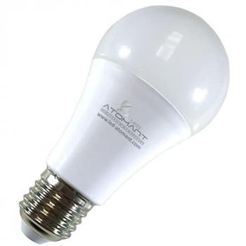Bombilla LED A60 E27 9W 850LM 6500K con Sensor Día/Noche, Pack de 10 unidades, Color Blanco Frío (6500K), Encendido/Apagado Automático, Integrado Sensor