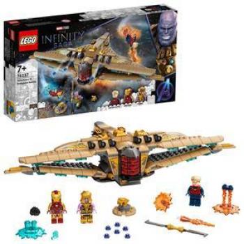 Lego Marvel Santuario II Batalla de Endgame 76237 - Set de construcción, incluye minifiguras de Iron Man, Thanos y otras, cuenta con un diseño detallado del Santuario II, accesorios como la Infinity Gaunt