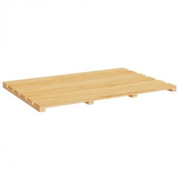 Alfombra de baño de bambú 54x36 cm, antideslizante, rectangular, elevada, adecuada para ducha y piscina