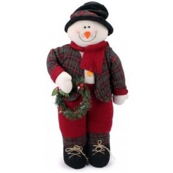 Giros Muñeco de Nieve Decorativo Gigante 80 Cm