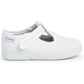 Pepitos de niño de lona con cinta adhesiva tipo zapatilla