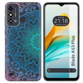 Funda Silicona Transparente Mandala para ZTE Blade A53 Plus