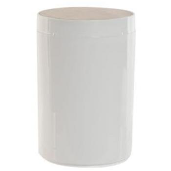 Cubo de basura Home ESPRIT Blanco Natural 5 L