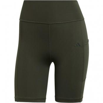 Adidas Optime 7-Inch Women's Fitness Leggings Olive Green