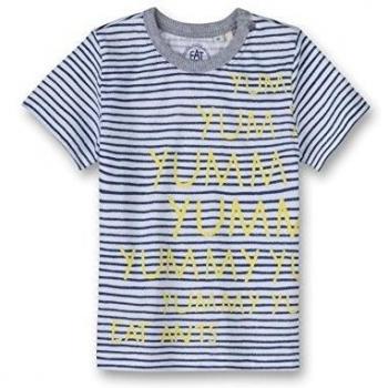 Sanetta 113568-Camiseta Bebé-Niñas    Blau