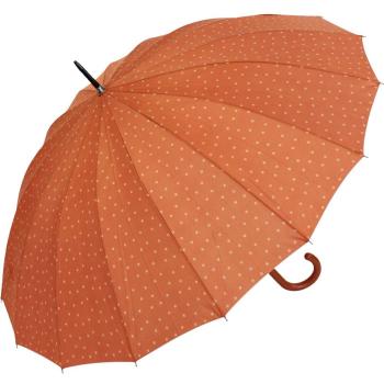 INVIERNO - Paraguas mujer largo de 61cm Bisetti topos-triángulos