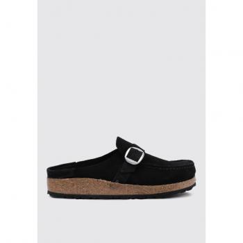 Birkenstock Buckley Leve 39 Negro Sandalia con plantilla anatómica, ajuste de doble hebilla, material superior en piel, suela de corcho y látex, diseño clásico y cómodo