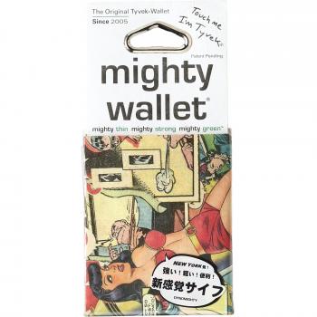 Mighty Wallet Billetera de Piel para Hombre, diseño de cómic, Talla única