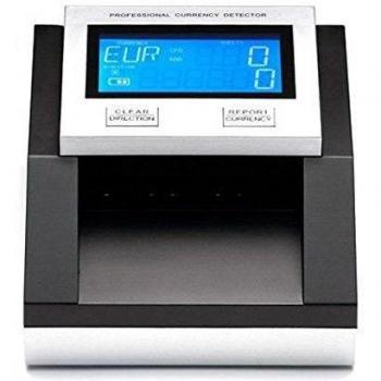 YATEK Detector Billetes Falsos EUR,GBP, SEK, Cuenta Billetes y Suma el importe, actualizable, Testado por el BCE, Lee nuevos Billetes SE-0350