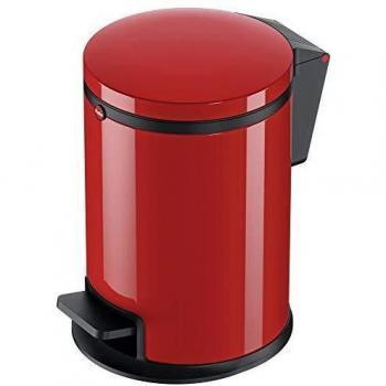 Hailo Pure 4 Recogedor, Metal, Rojo, 24 x 24 cm