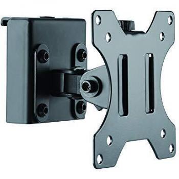 Soporte de Monitor para Rieles Organizacionales, Giratorio, 13-27, Negro Mate