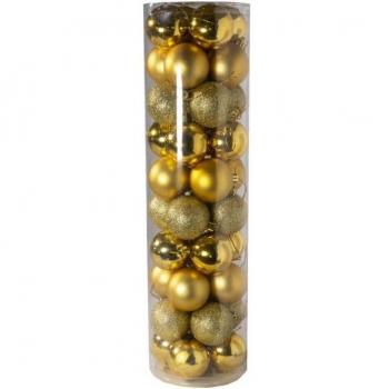 Juego de 40 adornos de bolas de Navidad colgantes Plata