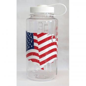 Nalgene botella 'Everyday weithals' - 1 l, American Flag, tapa Blanco