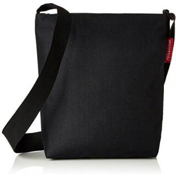 reisenthel shoulderbag S, Bolso de compra para Mujer, negro, 29 x 28 x 8 cm