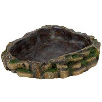 TRIXIE Cuenco de alimento para reptiles 24x20 cm resina de poliéster
