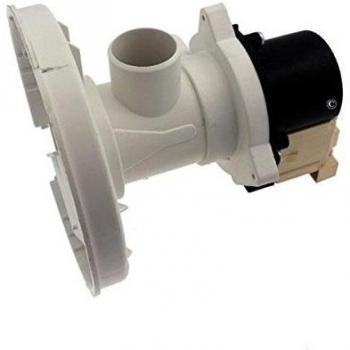 Bomba de desagüe para lavadora 55X7186 compatible con BRANDT, BLOMBERG, ELEKTRA-BREGENZ, THOMSON, SANGIORGIO, BAUKNECHT y DE DIET