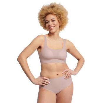 Top Sloggi Zero Feel 2.0 para Mujeres - Color Púrpura - Talla Mediana - Sin Costuras y Confortable
