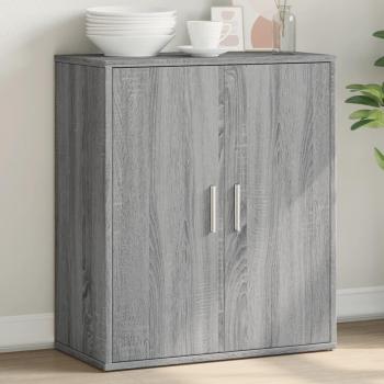 Armario de madera multicapa gris Sonoma 60x31x70 cm