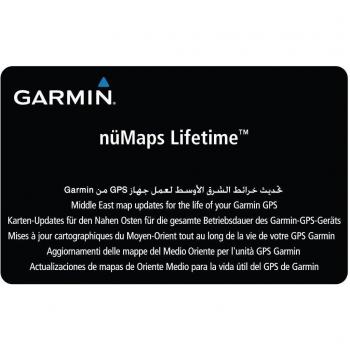 Garmin nüMaps - Tarjeta con actualización de por vida de mapas de Oriente Próximo