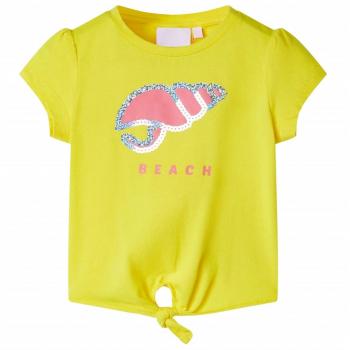 Camiseta infantil amarilla 104