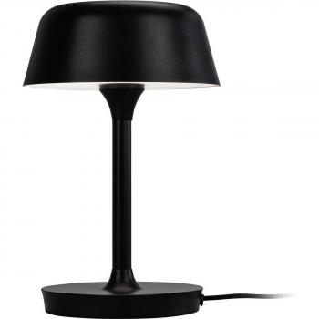Lámpara de mesa Dyberg Larsen Valencia, negra, altura 30 cm