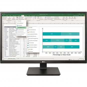Monitor Multimedia LG 27BK550Y-B LED IPS Full HD 27 Negro con HDMI, DP y DVI
