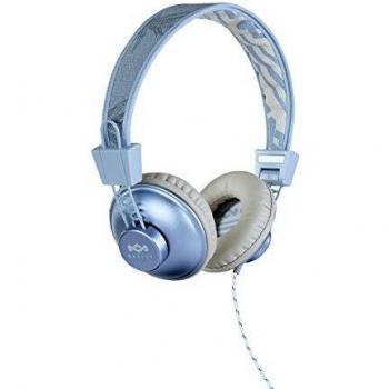 The House Of Marley Positive Vibration Diadema Binaural Alámbrico Azul, Blanco - Auriculares