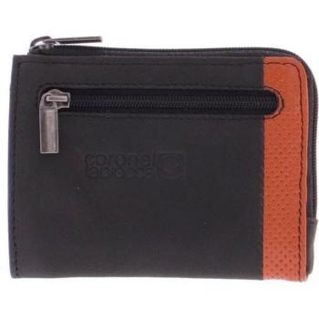 Monedero de piel para hombre CORONEL TAPIOCA modelo Alberto en color negro