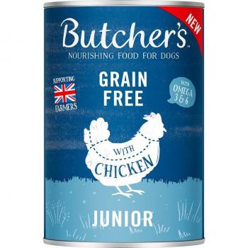 Butcher's Original Grainfree Junior 48 x 400 g - Pack ahorro - con pollo