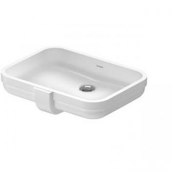 Lavabo encastrado Duravit Soleil by Starck 49x35 cm, blanco, sin grifería y con rebosadero