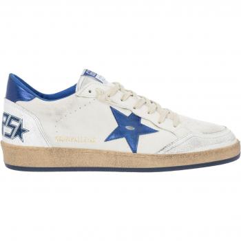 Golden Goose Men's Laminated Star Sneakers, White, Size 13 US