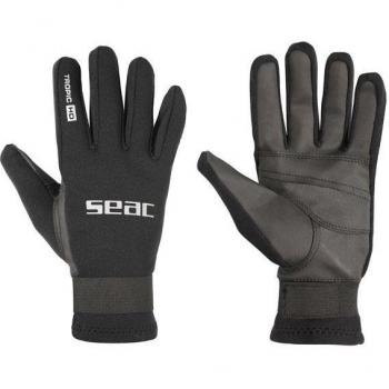 Seac Tropic HD - Guantes, unisex, color negro, talla XS