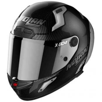 Nolan Casco Integral X-804 RS Ultra Carbon Silver Edition - Negro Plata (XL)