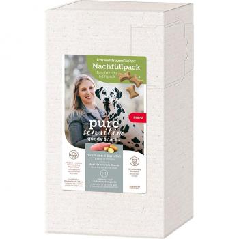 MERA pure sensitive Goody snacks para perros - Pack de relleno pavo y patatas 500 g