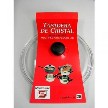 TECNHOGAR - Tapa Cocina Cristal Baja Tecnhogar 28 Cm
