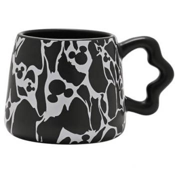 Taza de Cerámica Mickey Mouse con Efecto Roto - 8x12x9 Cms