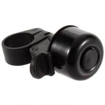 Timbre Campana Aro De Manillar Para Bicicleta Bici Aluminio Negro Handlebar Bell