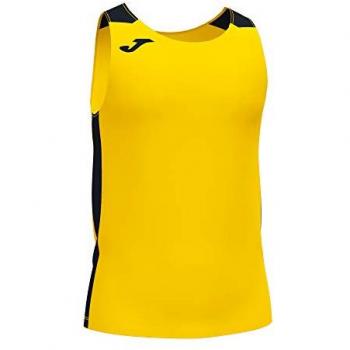 Joma Record II Men's Yellow and Black Tank Top